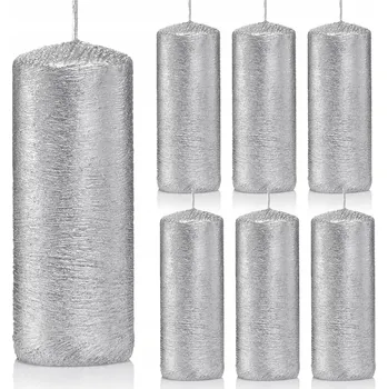 Svíčka Tradiční parafínová svíčka bez vůně Drobo 7 ks