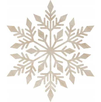 Vánoční dekorace DŘEVĚNÁ SNĚHOVÁ VLOČKA SNĚHOVÁ VLOČKA DEKORACE VÁNOČNÍ OZDOBA DECOUPAGE 20CM