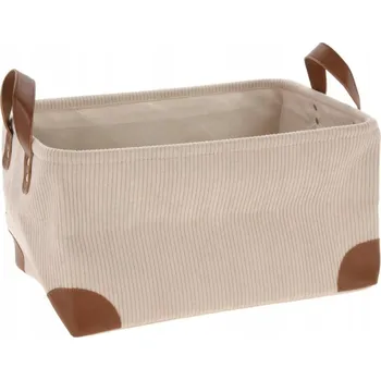 Úložný box Univerzální koš, béžová tkanina