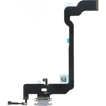 Nabíjecí port a flex kabel pro iPhone XS OEM - Světle šedý