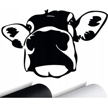 Samolepicí dekorace na vozidlo NÁLEPKA na auto KRÁVA FARMA ZVÍŘE 10x15 cm