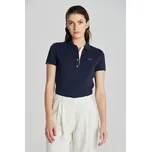 POLOKOŠILE GANT CONTRAST COLLAR SS PIQUE POLO EVENING BLUE