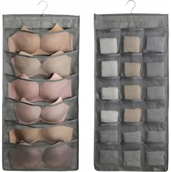 Organizér oblečení Závěsný organizér na podprsenky a spodní prádlo do skříně