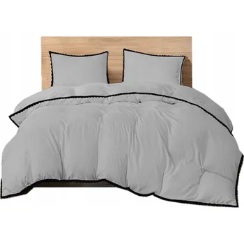 Povlečení POVLEČENÍ S KRAJKOU + 2x POVLEČENÍ NA POLŠTÁŘE, SOUPRAVA S GIPUROU, PREMIUM SADA 200x220