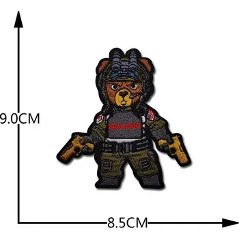 Nášivka WARAGOD Vyšívaná nášivka Tactical Bear