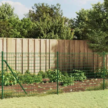 Plot OMAXI Drátěný plot s přírubami zelený 0,8 x 10 m 778859