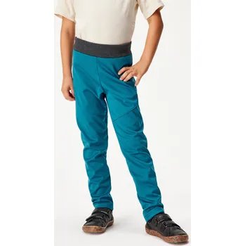 Chlapecké kalhoty Dětské softshellové kalhoty s fleecem pružné Sporty, Kobaltová Velikost: 110/116