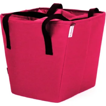 Vidiamo - Nákupní taška Shopping bag Berry Red (Malinová červená)