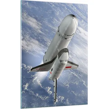 Obraz Obraz na skle do obýváku ložnice 50x70 kosmos foto obrazy na zeď sklo