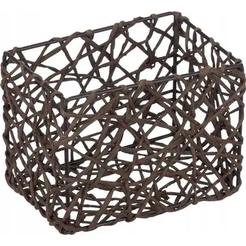 Úložný box Koupelnový košík Wenko 15 x 11 x 10,5 cm, hnědý