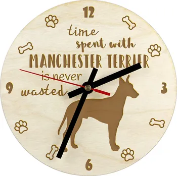 Hodiny Nástěnné hodiny Art-Dog béžové 20 cm