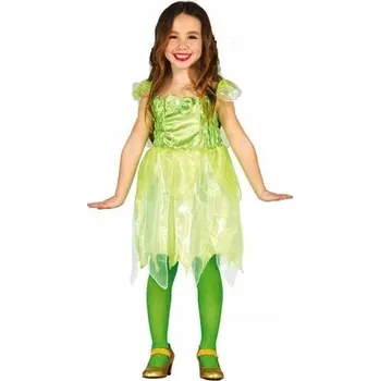 Karnevalový kostým KOSTÝM LESNÍ ZVONEK VÍLA POHÁDKOVÁ ZELENÁ 146