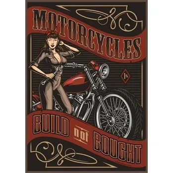 Obraz Cedule Motorcycles - Retro