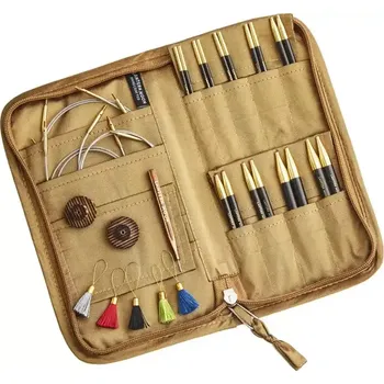 Jehlice KnitPro Lantern Moon Ancestry Set vyměnitelných jehlic (Lantern Moon Ancestry Set výměnných jehlic z ebenového dřeva)