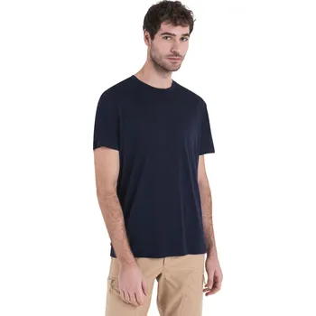 Pánské tričko Pánské merino triko krátký rukáv ICEBREAKER Mens 150 Tech Lite III SS Tee, Midnight Navy velikost: XXL
