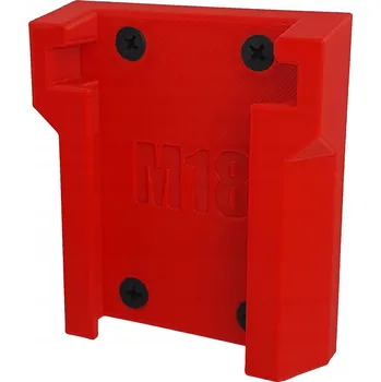 Věšák DRŽÁK / VĚŠÁK NA BATERIE / AKUMULÁTOR MILWAUKEE M18