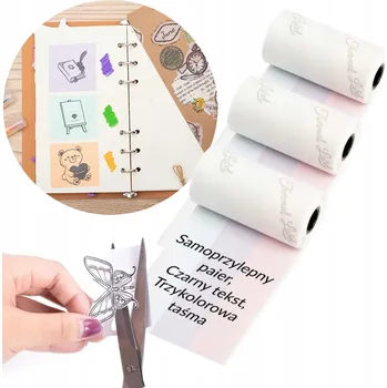 IP kamera Papírová páska Phomemo barevná samolepicí 50mm x 3m x3