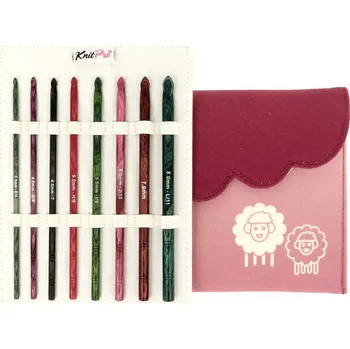 Jehlice Sada háčků KnitPro - Dreamz dřevěné 15cm
