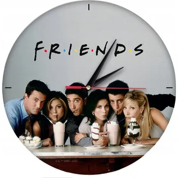 Hodiny Nástěnné hodiny matné Friends vícebarevné