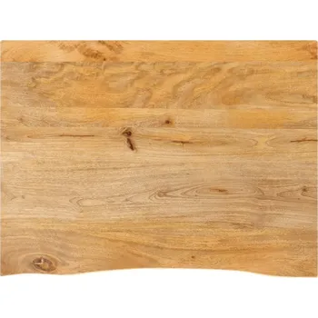 Psací stůl OMAXI Stolní deska živá hrana 90 x 60 x 2,5 cm masivní mangovník 091801