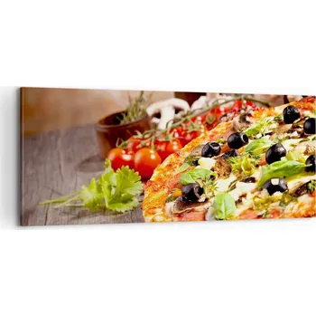 Obraz Foto obraz na plátně 100x40 gastronomie obývací pokoj ložnice na zeď velký