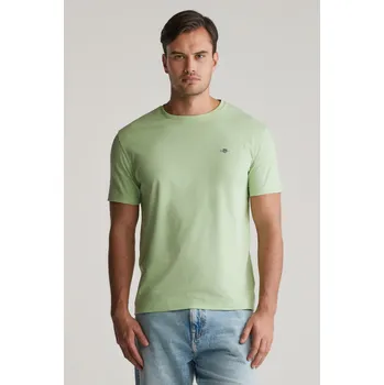 Pánské oblečení TRIČKO GANT REG SHIELD SS T-SHIRT APPLE GREEN