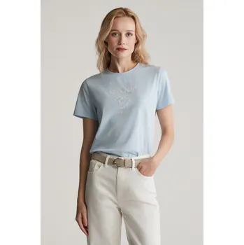 Dámské tričko TRIČKO GANT REG GRAPHIC SS T-SHIRT FRESH BLUE