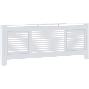 Kryt na radiátor 325551 MDF 142-205 x 20,5 x 81,5 cm bílý