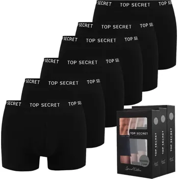 Boxerky Top Secret pánské bavlněné boxerky Balení 6 Kusů velikost XL