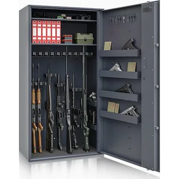 Trezor ISS Skříň na zbraně SIEGEN MAX 500087.12 EL, grafitově šedá