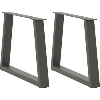 Stolová podnož OMAXI Nohy konferenčního stolku ve tvaru V 2 ks antracitové 70 x (42-43,3) cm ocelové 957239