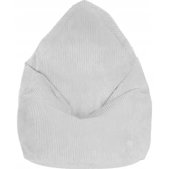 Taburet Taburet do Obývacího Pokoje Sedací Vak Sako XXL Tmavě Šedá Hruška Křeslo Puf Granite Gray