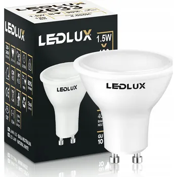 Žárovka LED žárovka Ledlux neutrální bílá GU10 1,5 W