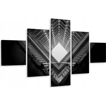 Obraz Vícedílný obraz MRAKODRAP Pohled shora 3D 200x120