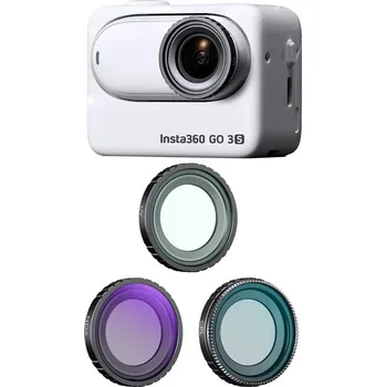 K&F UV+CPL+ND4 Filters Kit 28 Multi-Layer Coated Compatible with Insta360 GO 3S Action Camera