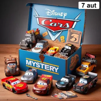autíčko Disney Pixar Cars (Auta) - 7 aut - Mystery box (náhodný výběr)