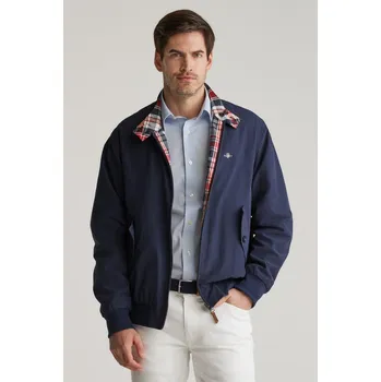 Pánská bunda BUNDA GANT REVERSIBLE HARRINGTON JACKET CLASSIC BLUE