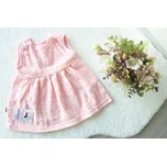 AMÁLKA Letní, mušelínové šatičky, lososové Velikost: 92