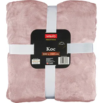 Prostěradlo Deka Vavio Prestigio polyester 220 cm x 200 cm růžová