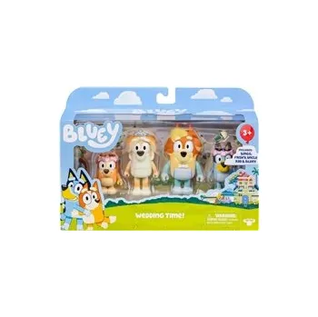 Figurky Bluey 4-Pack - Strýčkova svatba