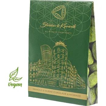 Mandle v hořké čokoládě a morinze, 90 g