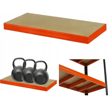 Dílenský regál Kovový skladový regál Wamar-Sosenka 6 x 120 x 40 cm, nosnost až 350 kg na polici