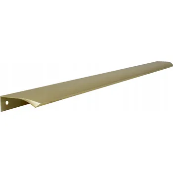 Nábytkové kování Nábytková úchytka hranová ZLATÁ LOFT 80 cm kuchyňská elegantní matná UA02