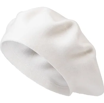 Čepice Dámský kašmírový baret 24-1, bílé barvy 7100437-2