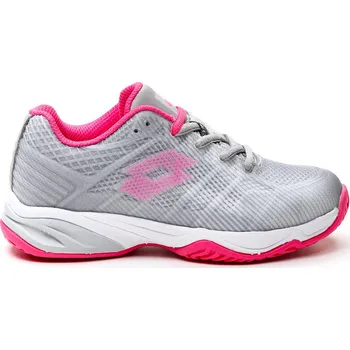 Chlapecké tenisky Dětská tenisová obuv Lotto Mirage 300 III ALR JR Vapor Gray/Glamour Pink EUR 34