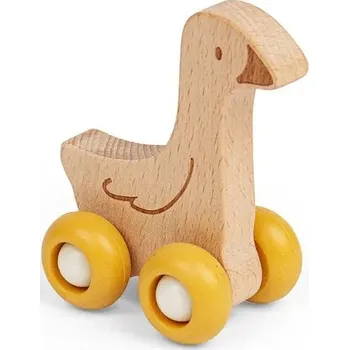Bigjigs Toys Domácí zvířátko na kolečkách Husa