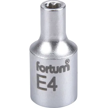 FORTUM hlavice nástrčná vnitřní TORX 1/4", E 4, L 25mm