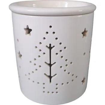 Aroma lampa ANDĚL Aromalampa porcelánová stromek 9 x 11 cm