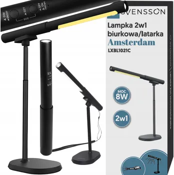 Lampička Stolní lampička Svensson Amsterdam černá, výkon až 8 W
