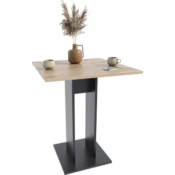 Konferenční stolek Stolek Matkam obdélníkový 70 x 70 x 73,6 cm černý